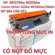 Hộp Mực 30A/051 Có chip cho HP M227fdw-M203dw CÓ LỔ ĐỔ MỰC / Canon 161dn 162dw MF269DW MF266DN