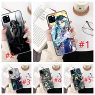 OPPO R7 R7S Plus R15 R17 Pro R19 A83 230806 Black soft Phone case cartoon Genshin impact Xiao