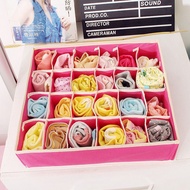 Storage box underwear box underwear socks imported-24 slots