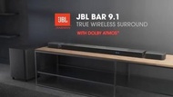 JBL BAR 9.1 Soundbar System with surround speakers and Dolby Atmos