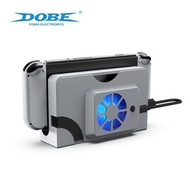 (全新) Switch OLED 主機專用 TV Dock 電視底座專用發光散熱扇 Cooling Fan (白色, DOBE)