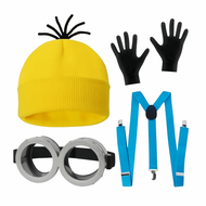 LETIGO 3/4 PCS Halloween Phụ kiện trang phục Minion Bộ tiệc cosplay  steampunk Trang trí Phụ nữ Nam 