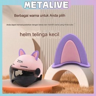 Cat Ear Decoration Motorcycle Cat Helmet Cat Biker Motorcycle Cosplay Modification Helmet Sticker Cu