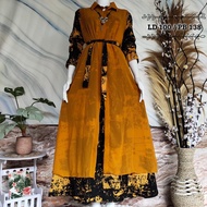 GAMIS  PLUS BLAZZER CERUTY PISAH/ GISEL / Gamis MONALISA LD 100//OUTER CERUTI