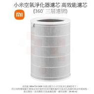 小米 - 小米 - HEPA版 灰色 加強抗菌 米家高效能濾芯 (適用 2 / 2S / 2H / 2C / 3 / 3C/ 3H ）（支援所有小米空氣淨化器機,除了4 Pro，MAX，小米空氣循環 