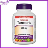 Webber Naturals - 特級健體薑黃素精華 120 粒素膠囊(兩款包裝隨機提供) [平行進口] 此日期前最佳:2028年01月31日