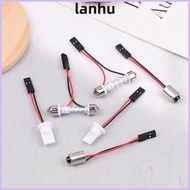 LANHU Car Light Adapter, Wire Cables Universal LED Bulb Adapter,  Pink Connector Wire T10 BA9S Festo