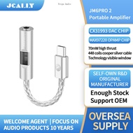 JCALLY JM6Pro2 Type-C to 3.5mm Dual DAC CX31993 MAX97220 Digital Audio Headphone Amplifier HiFi DAC 