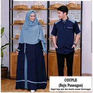 I㊛A7 Baju Couple Keluarga Lebaran 2022/Couple Pasangan Muslim High