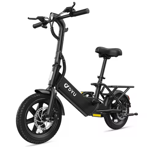 【1 Year Warranty】DYU C3 14 inch Electric Bicycle Peak 500W Motor 36V7.8AH Lithium Battery Electric B