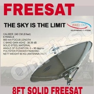 Terbatass Antena Parabola Solid 240cm / 8ft / 8feet FREESAT Model YURI