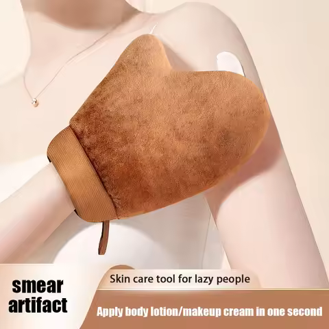 New·Reusable Body Self Tan Glove Applicator Tanning Gloves Cream Lotion Mousse Body Cleaning Glove S