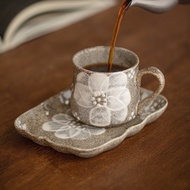 Japanese Style Ceramic Coffee Cup Set Japanese Style Stoneware Mug ins Style High-value Cup