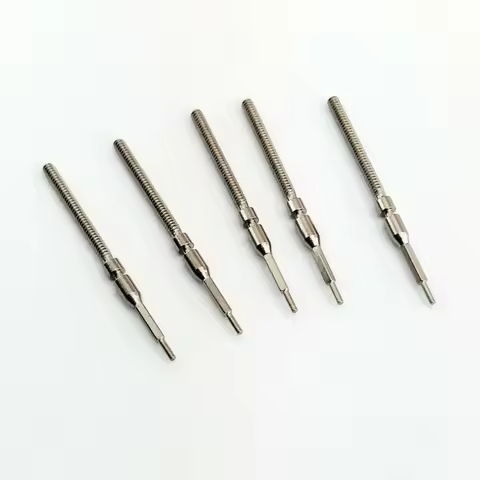 5PCS Steel Stem For MIYOTA 8200/8205/8215/821A Watch Movement Watch Winding Stem Crown Watch Accesso