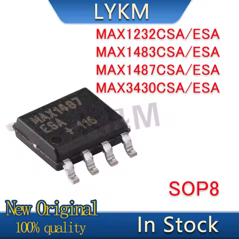 10/PCS New MAX1232CSA MAX1232 MAX1483CSA MAX1483 MAX1487CSA MAX1487 MAX3430CSA MAX3430 ESA SOP8 In S