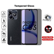 LAYAR FULL SCREEN TEMPERED GLASS REALME C53 Nfc /C31 /C33 /C35 Full SCREEN Anti-Scratch SCREEN Prote