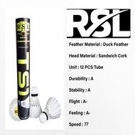 RSL shuttlecock TS1 Speed 77 Badminton Shuttlecock (Durable Shuttle)