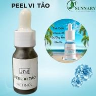 Combo Peel da vi tảo retinol MỚI 10ml serum tái tạo da sinh học peel da tại nhà Tặng Kèm Serum Le Pe
