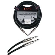 Joyo CM-06 6.3 Mm Male To 6.3 Mm Male Plug Stereo-To-Mono Cable, 15Ft Length