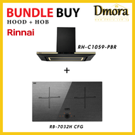 RINNAI BUNDLE BUY HOB + HOOD: RH-C1059-PBR + RB-7032H CFG