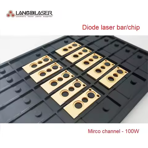 Micro Channel Diode Laser Bar / Diode Laser Chip / 808 & 810nm MI Laser Bar / Power : 100W/each