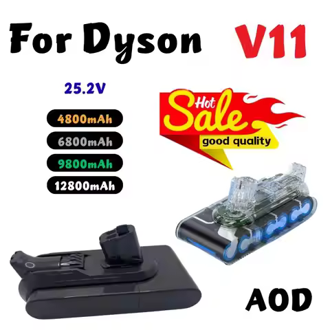 25.2V Battery 100% new V11 Battery for Dyson V11 SV15 SV16 SV17 SV18 SV22, V11 Animal Fluffy Vacuum 