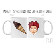 Haikyuu Mug Satori Tendo and Chocolate Ice Cream Icon