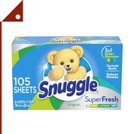 Snuggle : SGLORG-105* แผ่นหอมปรับผ้านุ่ม Plus Super Fresh Fabric Softener Dryer Sheets 105 Count