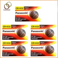 Combo 5 viên pin CR1632 Panasonic Lithium 3V chính hãng