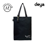 Deya deya Big-Winged Whale Adjustable Eco-friendly Tote Bag Black Carbon Footprint Certification