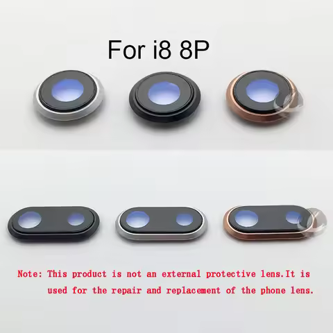 Sapphire Back Camera Lens With Frame For iPhone 7 7P Plus 8 8P X XS XSM Max All New Protector Glass
