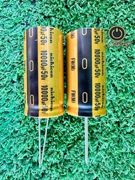 ตัวเก็บประจุเกรดJapan Nichicon FW 10000uf 50V 25x50 mm