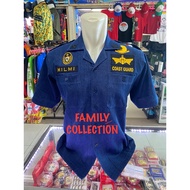 COAST GUARD BLUE JEANS UNIFORM 1.Non-embossed embroidery set