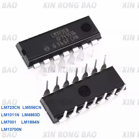 10PCS UC723L LM723CN LM723 DIP-14 MC1723CP DIP UA723CN LM556CN LM1011N LM4863D LM4863 LM7001 LM1894N