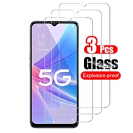 3 cái kính cường lực cho OPPO A98 A97 A96 A95 A94 A93 a93s 5 gam A92 a92s A9 2020 A91 Miếng dán màn