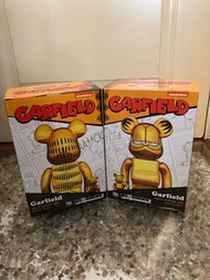 Bearbrick 電鍍加菲貓 400% + 100%