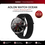 Aolon Ocean GPS Smartwatch | Pro-Level Outdoor Sports | Swimming 5ATM Waterproof   | ChatGPT | 1.50"