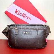 Kickers Waist Bag Chest Bag Original Genuine Leather Male Female Unisex 78474 78475