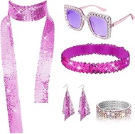 Disco Outfit Women's Accessories, 1970s Disco Accessories, Glitter Outfit, Glitter Costume Accessori