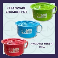 ☸LMDJ Cleanware Chamber Pot Flower Lucky Arinola Green Blue Pink #20 #22 #24▲