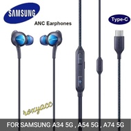 headset earphone Samsung s24 s24 plus s24 ultra a54 a34 a74 a55 a35 5G m53 m52 akg ANC type C handsfree