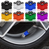 4pcs Aluminum Threaded Car Tire Dust-proof Cap Car Logo Valve Cap for Citroen C1 C2 C3 C4 C5 C6 C8 C