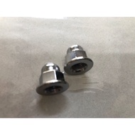 ABSORBER NUT CHROME HONDA/MODENAS