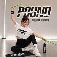 POUND Crop Tee Wanita – Premium Oversize T-Shirt 100% Cotton | Comfortable Daily & Sports pound basi