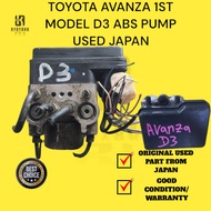 TOYOTA AVANZA 1ST MODEL D3 ABS PUMP USED JAPAN