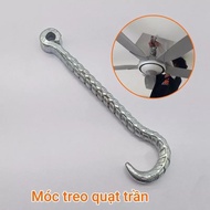 20cm Twisted Steel Hook Without Base For Hanging Ceiling Fans, Chandeliers