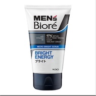 Biore mens facial wash bright energy 100 ml