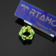 RTAMO | M16x1.5P Gr5ไทเทเนียมแบบพิเศษสำหรับการแข่งขันรุ่น CNC น็อตล้อตัวเมียพอดีกับ Ninja400 ZX4R ขอ