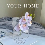 Acrylic Glass Flower Vase Frame Creative Ins Style Living Room Dining Table Decoration Flower Insert