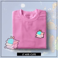 ✲ↂFashion T-shirt Fashion cartoon game Axie Infinity logo men's and women's T-shirt clothing short t